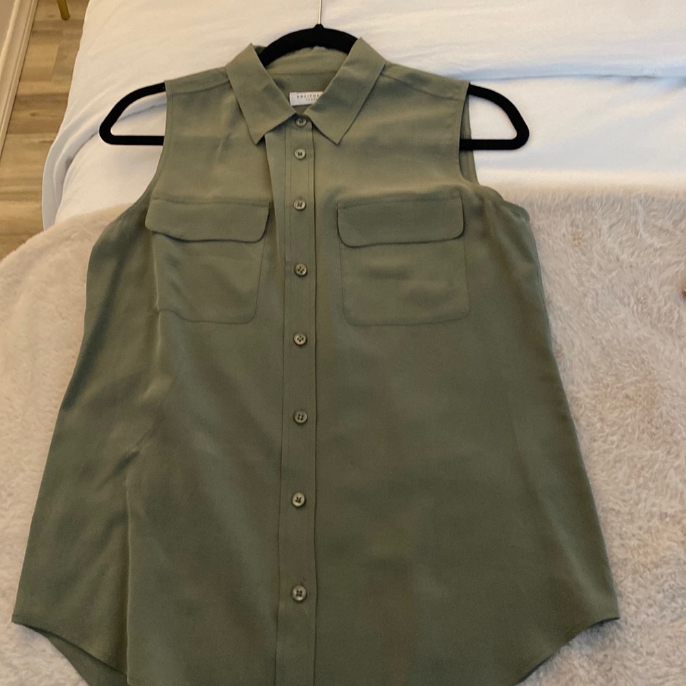 Equipment silk blouse